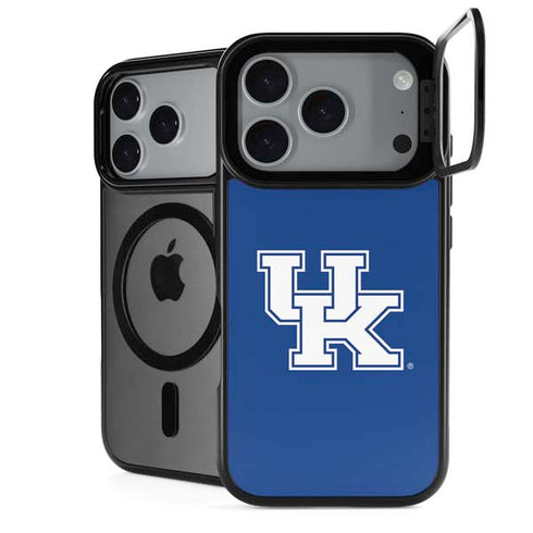 University of Kentucky UK on Blue iPhone 18 Pro Kickstand Case