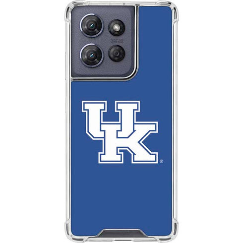 University of Kentucky UK on Blue Moto G Power 5G (2025) Clear Case
