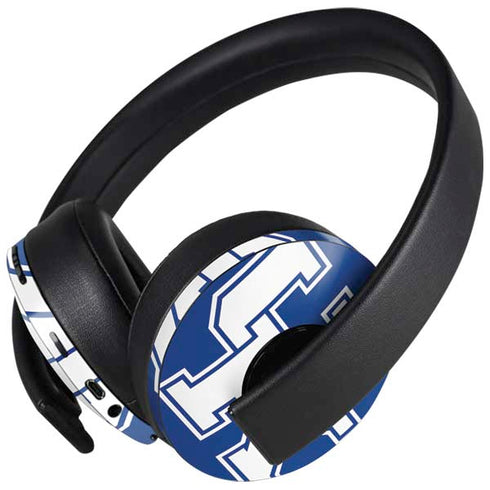 University of Kentucky UK on Blue PlayStation 4 Gold Wireless Headset Skin