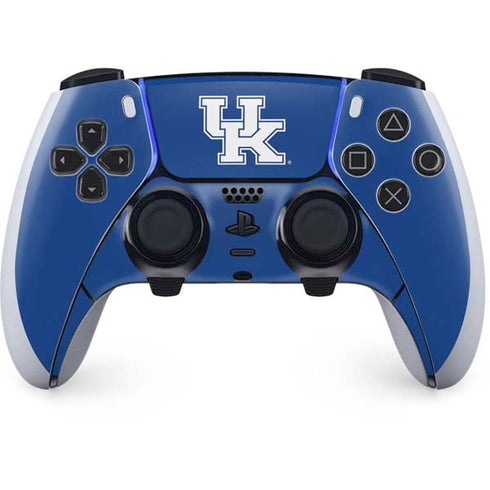 University of Kentucky UK on Blue PS5 DualSense Edge Pro Controller Skin