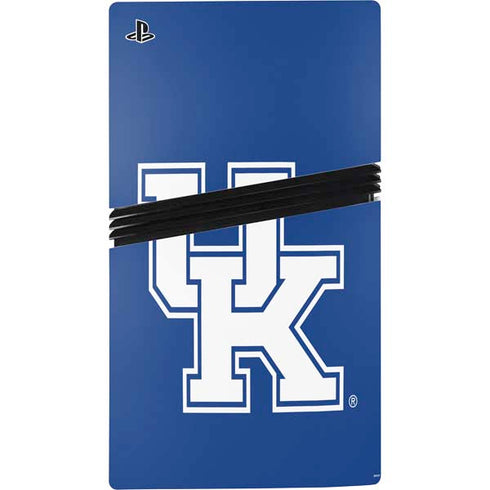 University of Kentucky UK on Blue PS5 Pro Console Skin