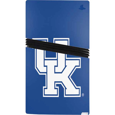 University of Kentucky UK on Blue PS5 Pro Console Skin