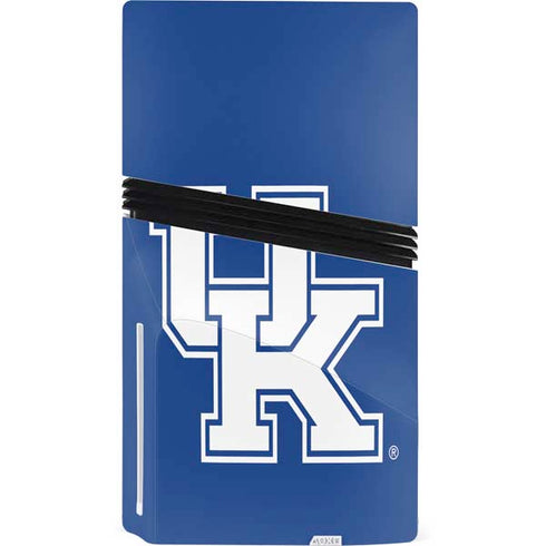 University of Kentucky UK on Blue PS5 Pro Disk Console Skin