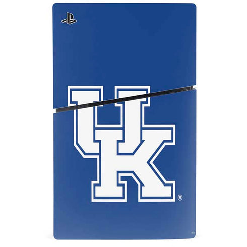 University of Kentucky UK on Blue PS5 Slim Digital Edition Console Skin