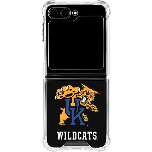 University of Kentucky UK Wilcats Mascot Galaxy Z Flip6 Clear Case