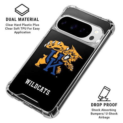 University of Kentucky UK Wilcats Mascot Google Pixel 10 Pro XL Clear Case