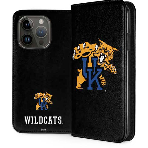 University of Kentucky UK Wilcats Mascot iPhone 15 Pro Folio Case