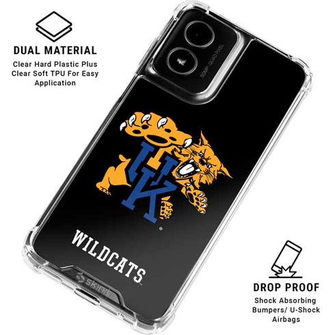 University of Kentucky UK Wilcats Mascot Moto G Power 5G (2024) Clear Case