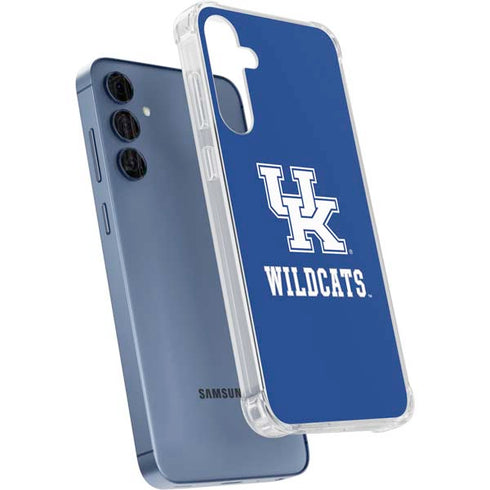 University of Kentucky UK Wildcats Galaxy A55 5G Clear Case