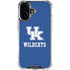 University of Kentucky UK Wildcats iPhone 17 Clear Case