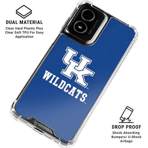 University of Kentucky UK Wildcats Moto G Power 5G (2024) Clear Case
