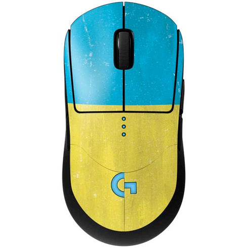Ukraine Flag Distressed G Pro Wireless Gaming Mouse Skin