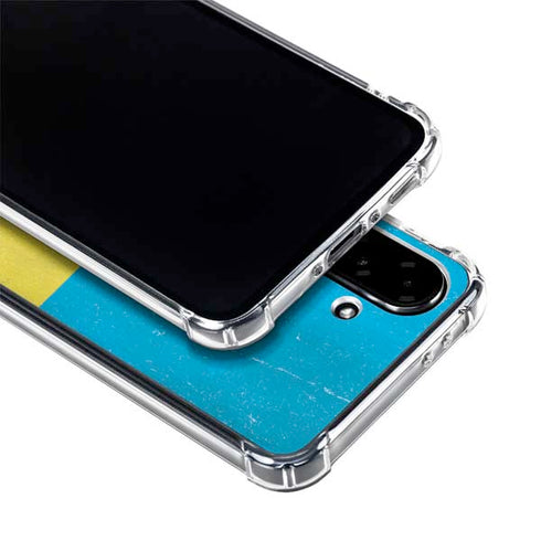 Ukraine Flag Distressed Galaxy A36 5G Clear Case