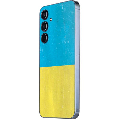 Ukraine Flag Distressed Galaxy A55 5G Skin