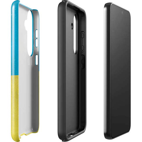 Ukraine Flag Distressed Galaxy S25 Impact Case