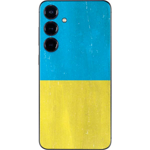Ukraine Flag Distressed Galaxy S24 Skin