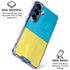 Ukraine Flag Distressed Galaxy S25 Plus Clear Case