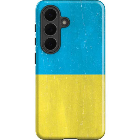 Ukraine Flag Distressed Galaxy S26 Plus Impact Case