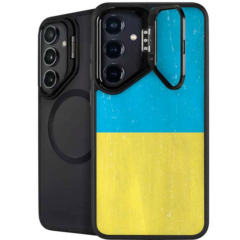 Ukraine Flag Distressed Galaxy S26 Plus Kickstand Case
