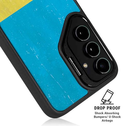 Ukraine Flag Distressed Galaxy S26 Plus Kickstand Case
