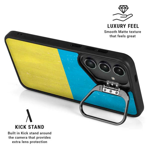 Ukraine Flag Distressed Galaxy S26 Ultra Kickstand Case