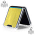 Ukraine Flag Distressed Galaxy Z Flip6 Clear Case