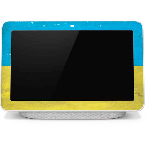 Ukraine Flag Distressed Google Home Hub Skin