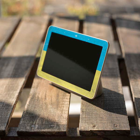 Ukraine Flag Distressed Google Home Hub Skin