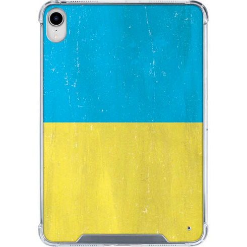 Ukraine Flag Distressed iPad 11th Gen (2025) Clear Case