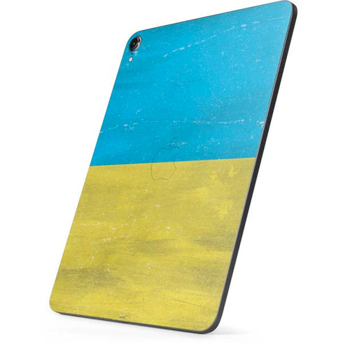 Ukraine Flag Distressed Apple iPad Pro Skin