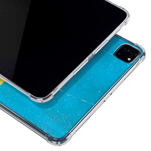 Ukraine Flag Distressed iPad Pro 11in (2024) Clear Case