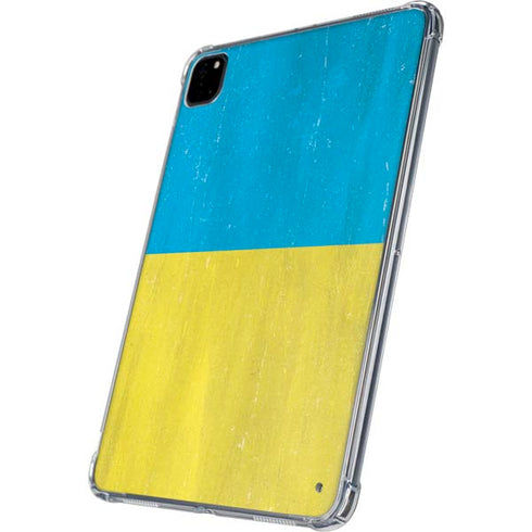 Ukraine Flag Distressed iPad Pro 11in (2024) Clear Case
