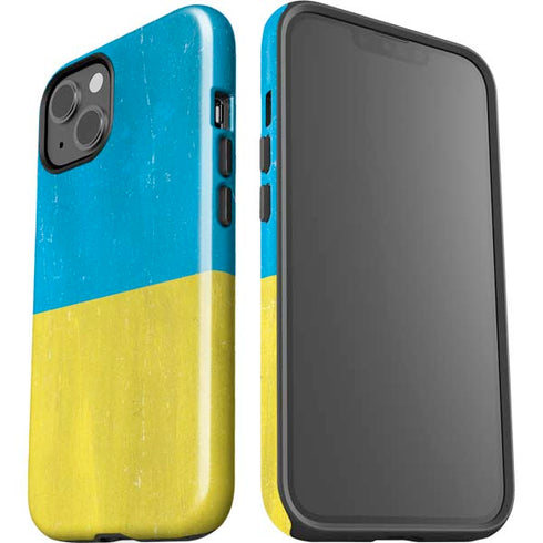 Ukraine Flag Distressed iPhone 15 Impact Case