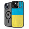 Ukraine Flag Distressed iPhone 15 Plus Kickstand Case