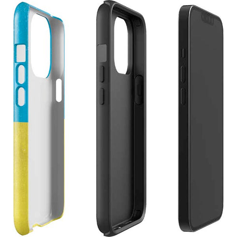 Ukraine Flag Distressed iPhone 15 Pro Impact Case
