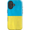 Ukraine Flag Distressed iPhone 16 Plus Impact Case