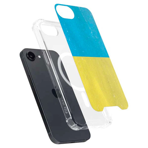 Ukraine Flag Distressed iPhone 16e MagSafe Case