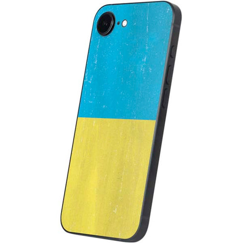 Ukraine Flag Distressed iPhone 16e Skin