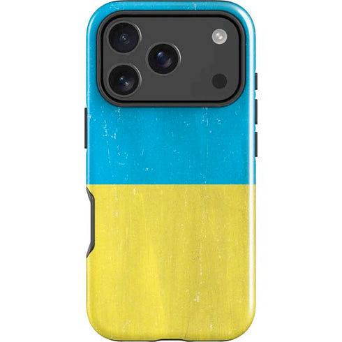 Ukraine Flag Distressed iPhone 18 Pro Max Impact Case