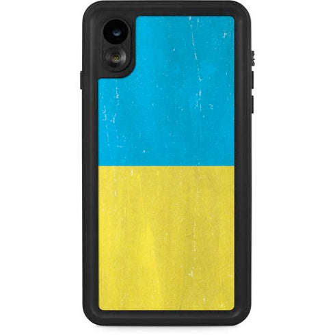 Ukraine Flag Distressed iPhone Cases