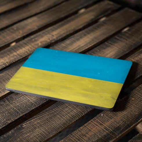 Ukraine Flag Distressed Apple MacBook Air Skin