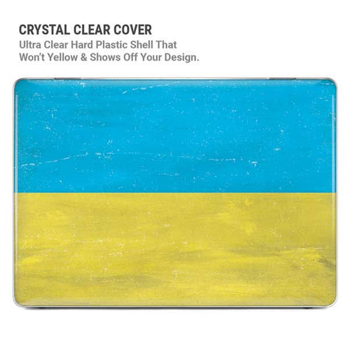 Ukraine Flag Distressed MacBook Pro 14in (2021-24) Case plus Skin