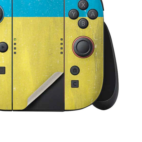 Ukraine Flag Distressed Nintendo Switch 2 (2025) Joy-Con Controller Skin