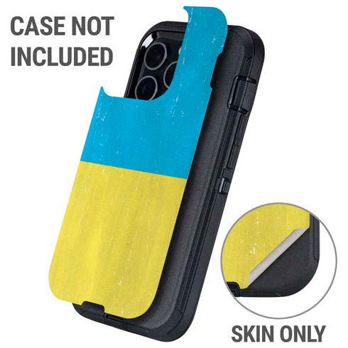 Ukraine Flag Distressed Otterbox Defender iPhone Skin