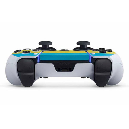 Ukraine Flag Distressed PS5 DualSense Edge Pro Controller Skin