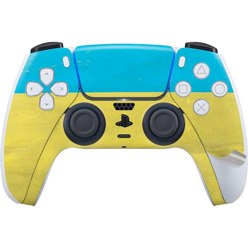 Ukraine Flag Distressed PS5 Pro Bundle Skin
