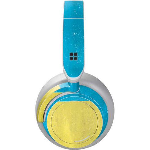 Ukraine Flag Distressed Surface Headphones Skin