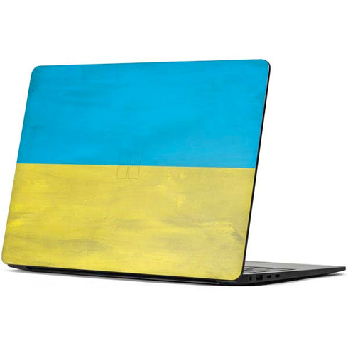 Ukraine Flag Distressed Surface Laptop 7 15in Skin