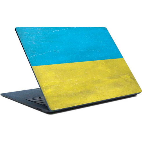 Ukraine Flag Distressed Surface Laptop Skin