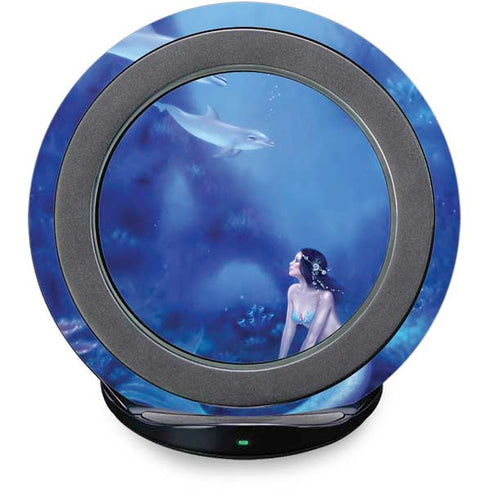 Ultramarine by Rachel Anderson Fast Charge Wireless Charging Stand Skin